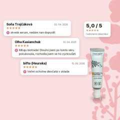 Rozjasňujúce pleťové sérum s vitamínom C 15% a peptidmi Pure skin Biotrade 5ml vzorka, hodnotenia zákazníkov
