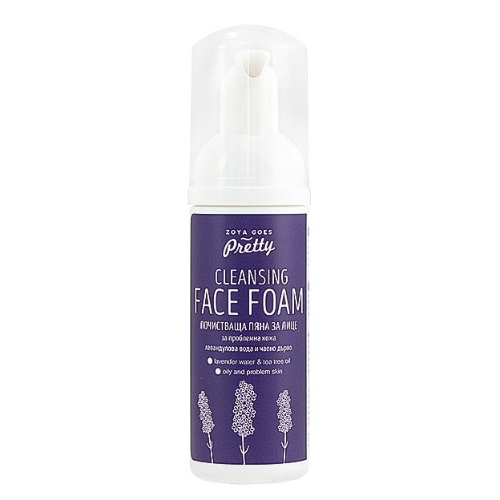 Čistiaca pena na tvár pre problematickú pleť Levanduľa & Tea Tree Zoya Goes Pretty 150ml
