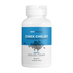 Zinok Chelát 15 mg MOVit Energy 90 tabliet Zinok Chelát 15 mg MOVit Energy 90 tabliet