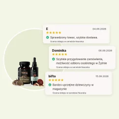 Odporność Starterpack - Reishi nalewka 50ml + Coriolus 90cps Hrotlife