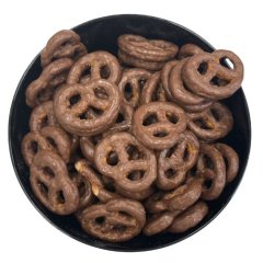 Salzbrezeln in Milchschokolade Emerosa