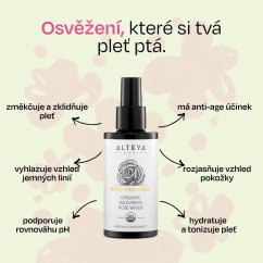 Růžová voda sprej ve skle - Alteya Organics 100 ml