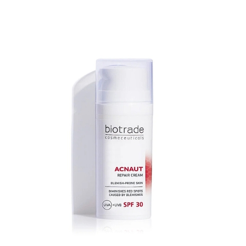 Regeneračný krém pre pleť so sklonom k nedokonalostiam s SPF 30 Acnaut Biotrade 30ml