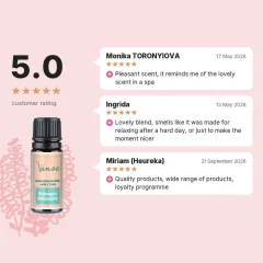 Aromatherapy essential oil blend Relaxation Venoc 10ml, customer rating