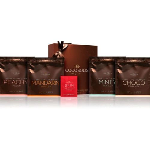 Opakowanie luksusowych peelingów kawowych Cocosolis Organic 280g