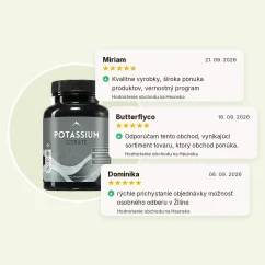Draslík bisglycinát Hrotlife 90cps, hodnotenia obchodu