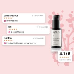 Day regenerating cream Bio Damascena Alteya Organics 50 ml, customer ratings