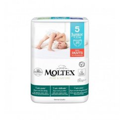 Natahovací plenkové kalhotky Moltex Pure & Nature Junior 9 -14 kg 20ks