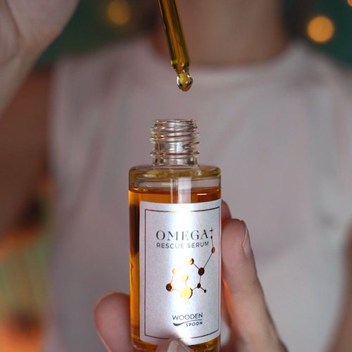 Nočné pleťové olejové sérum Omega+ Wooden Spoon 4ml