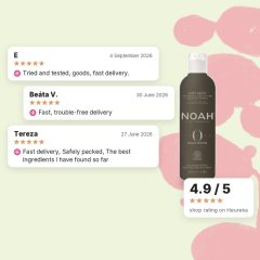 Nourishing hair mask Murumuru butter and black currant Noah 250ml, customer reviews