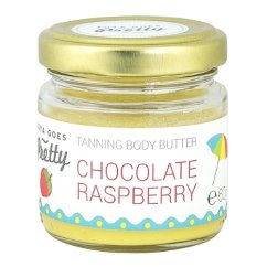 Masło do ciała z filtrem przeciwsłonecznym Zoya Goes Pretty Chocolate & Raspberry 60 g