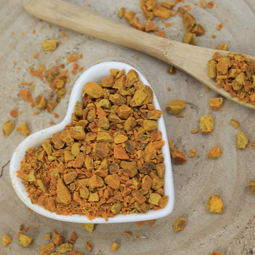 Kurkumovník dlouhý, kurkuma - kořen nařezaný - Curcuma longa - Radix curcumae