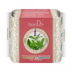 Damskie ziołowe wkładki higieniczne z anionami TianDe 20 szt.