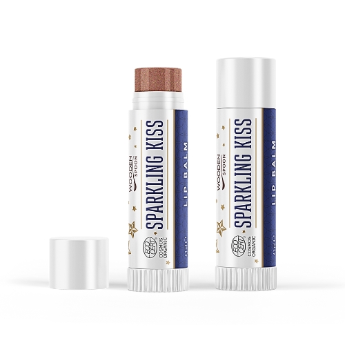 Balzam na pery Trblietavý bozk Wooden Spoon 4,3ml