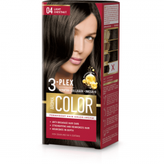 Farba na vlasy - svetlý gaštan č. 04 Aroma Color