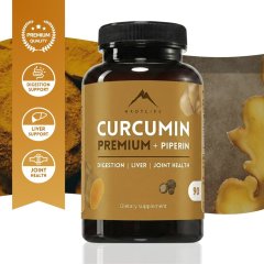 Curcumin Premium mit Piperin Hrotlife 90cps