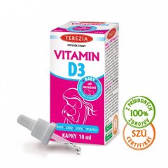 Vitamin D3 400 IU kapky TEREZIA 10 ml