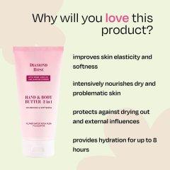 Nourishing Body and Hand Butter 2-in-1 Diamond Rose Biofresh 150 ml