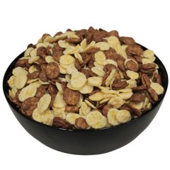 Cornflakes v bílé a mléčné čokoládě 500g