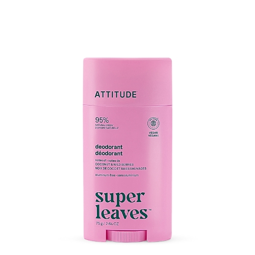 Natural deodorant Attitude coconut & forest fruits 75g