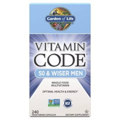 Vitamin Code Multiwitamina dla mężczyzn po 50-tce Garden of Life 240 szt.
