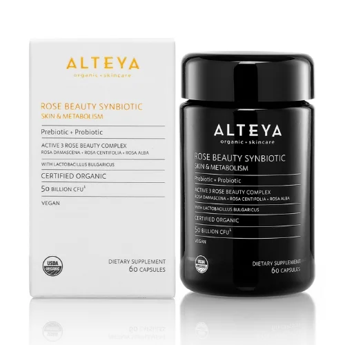 Rose Beauty Synbiotic complex for skin and metabolism Alteya Organics 60tbl
