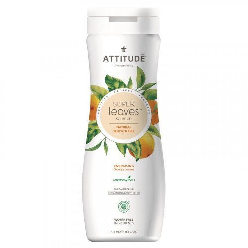 Přírodní tělové mýdlo s detoxikačním účinkem pomerančové listy Super leaves  Attitude 473ml