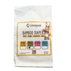 Öko babapelenka Wooden Spoon Woopies SMALL 3 db minta