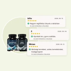 Ásványi alap - Magnézium-biszglicinát 90cps és Cink-biszglicinát 90cps Hrotlife