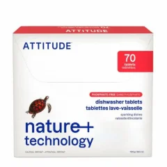 Foszfátmentes mosogatógép tabletta Attitude 70 adag