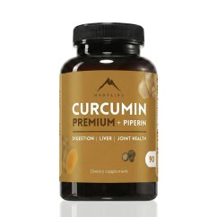 Kurkumín Premium s piperínom Hrotlife 90cps