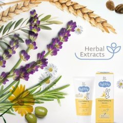 Detská zubná pasta - banán Bebble 50 ml
