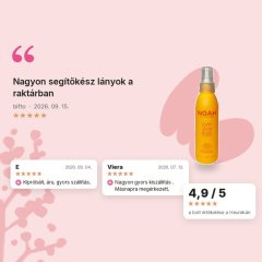 Noah 125ml ragyogó és tápláló spray B5 vitaminnal, vásárlói értékelések