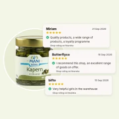 Organic Capers in Extra Virgin Olive Oil MANI 180g