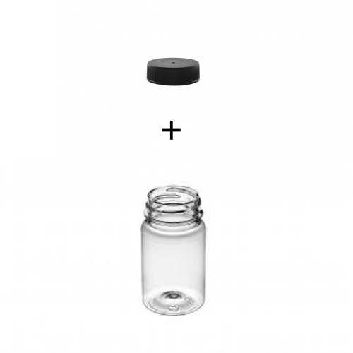 Plastová láhev transparentní 75ml