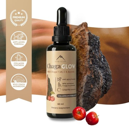 Chagaglow nalewka z witaminą C, B6 i B12 Hrotlife 60ml