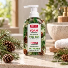 Milva Pine Tar Foam Shampoo 300ml