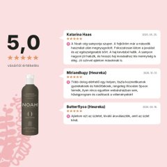 Hidratáló sampon száraz hajra Olívaolajjal és rizzsel Noah 250ml, vásárlói értékelések