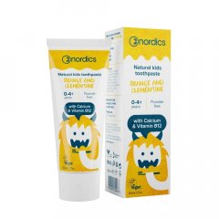 Naturalna pasta do zębów dla dzieci pomarańcza i klementynka NORDICS 50 ml