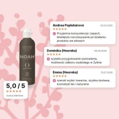 Nawilżająca odżywka do włosów z olejem sezamowym i owsem Noah 250ml, oceny klientów