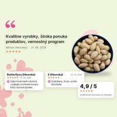 Mandle v slanom karameli Emerosa 500g, hodnotenia zákazníkov