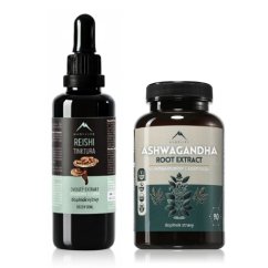 Pokoj a rovnováha - Reishi tinktúra 50ml a Ashwagandha 90pcs Hrotlife
