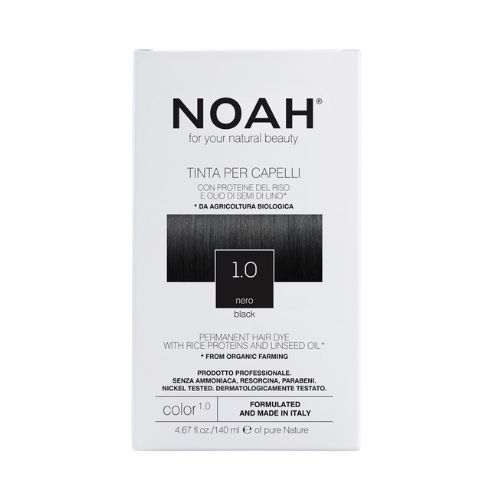 Krem koloryzujący do włosów czarny Noah 140ml