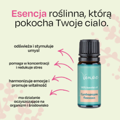 Olejek eteryczny z trawy cytrynowej Venoc 10 ml