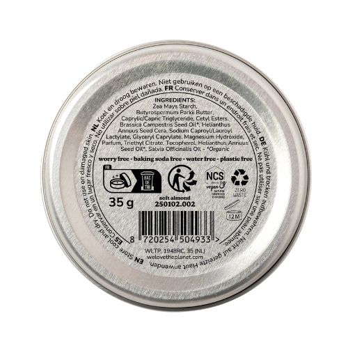 Prírodný krémový dezodorant Soft Almond Sensitive We love the planet 35g
