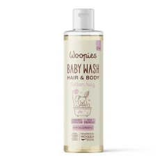 Organiczny żel pod prysznic i szampon do włosów dla dzieci 2w1 Cotton Hug Drewniana łyżka 200ml