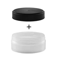 Plastic balm jar transparent Emerosa 50ml