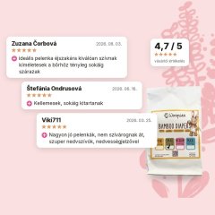 Öko babapelenka Wooden Spoon Woopies SMALL 3 db minta, vásárlói értékelések