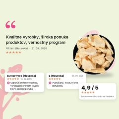 Cantaloupe plátky lyofilizované Emerosa, hodnotenia zákazníkov