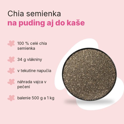 Chia semienka Emerosa, výhody
